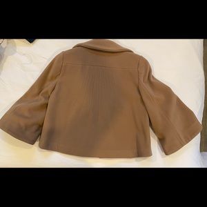 Camel coloured “stills” elegant wool jacket.